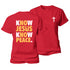 Women's Know Jesus Know Peace Cotton T-Shirt